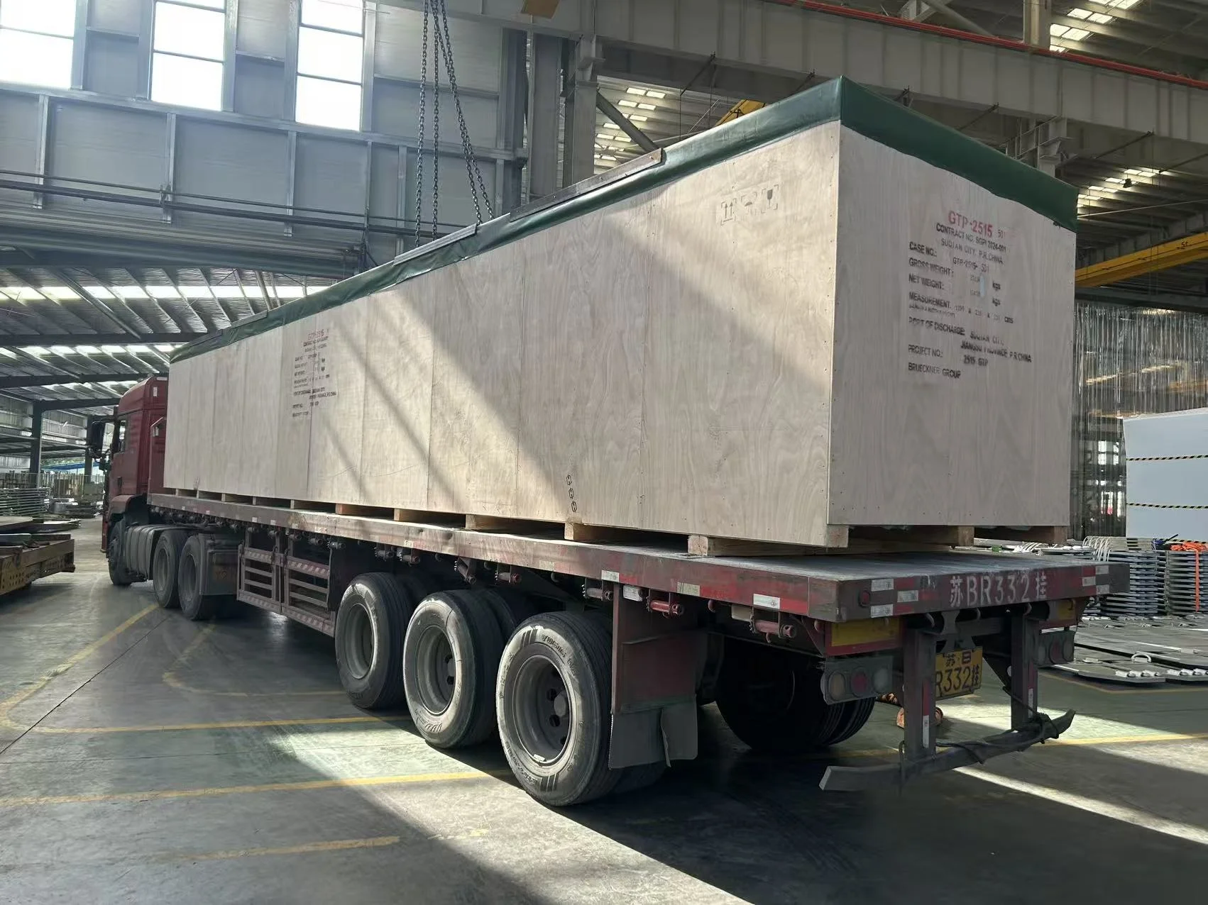 Heavy steel structure fabrication workshop