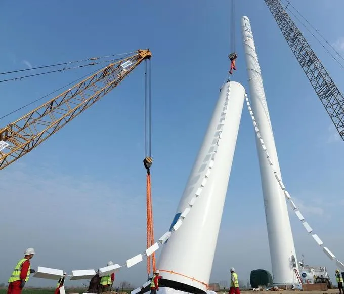 Wind turbine nacelle components finished result