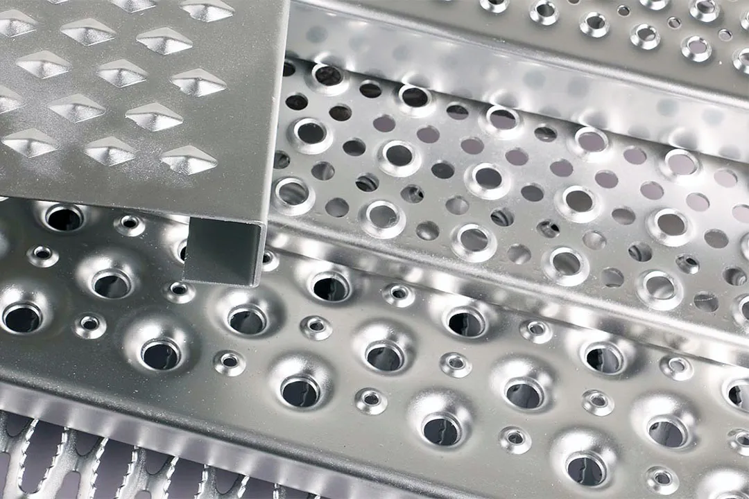 Aluminum Perf-O-Grip Grating - anti-slip safety grating close-up