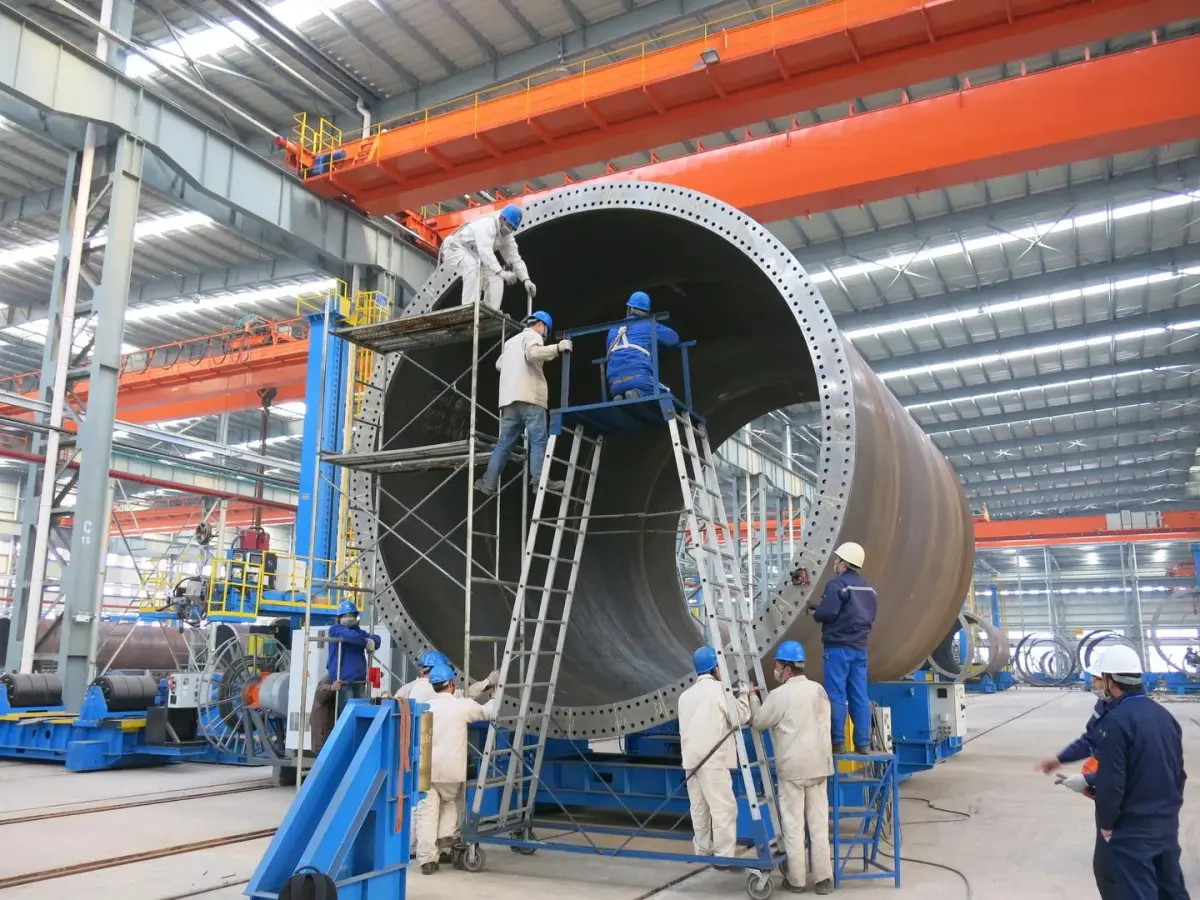 Offshore Transition Piece Flange Machining